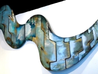 gedenkobject urn muur vogel