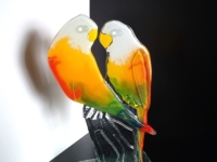 kunst herinnering vogels glas kleur