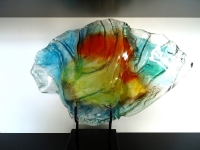 glazen urn bijzondere kunst herinnering