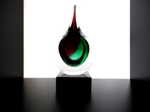 druppel urn glas kleur