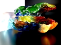 mini urn schelp glas herdenkingsobject