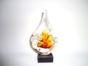 mini urn glazen bloem druppel