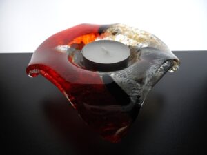 urn kaarsje glas gedenklichtje