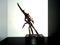 bronzen urn beeldje engelen reis