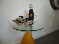 abstracte urn as herinnering glas