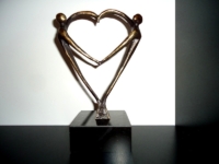 mini urn hart brons verbinding