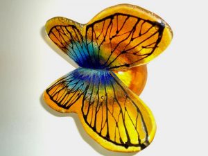glazen vlinder urnen