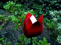 stalen urn tulp huis tuin