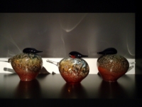 gedenkobjecten vogels glas modern