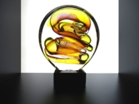 glazen druppel urn modern verbondenheid