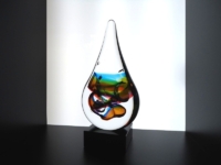 druppel as herinnering glas verbondenheid