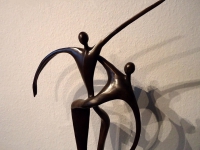 gedenkbeeld kunstherinnering brons abstract