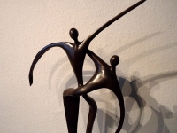 gedenkbeeld kunstherinnering brons abstract