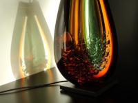 urn glas modern druppels licht