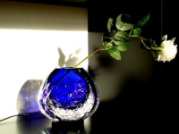 urn mini glas bloem licht