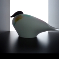 vogel gedenk urn modern abstract