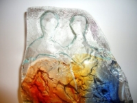 gedenkteken mini urn glas verbondenheid