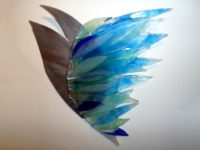 gedenkobject as herinnering vogel glas