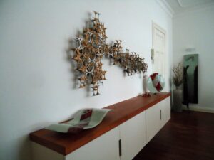 urnen glas staal groot thuis